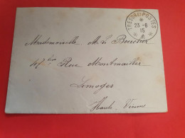 Enveloppe En Fm Du SP 8 Pour Limoges En 1915 - Réf 1412 - WW I