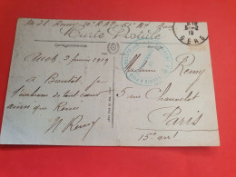 Carte Postale De Auch En Fm Pour Paris En 1919 - Réf 1413 - Lettres & Documents