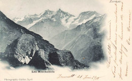 Les Michabels  Cachet Zermatt 1900 Saas-Fee Rare - Saas-Fee