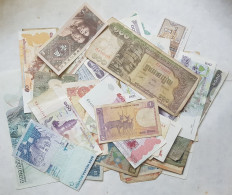 BILLET - VRAC  ASIE - LOT DE 57 BILLETS - NEPAL, MALAISIE, VIETNAM, CHINE, TAIWAN, INDONESIE, CAMBODGE, MYAMMAR, LAOS .. - Kiloware - Banknoten