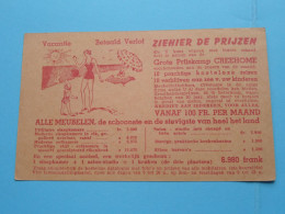 PUBLI - RECLAME " Werkhuizen " CREEHOME " > BRUSSEL " ( Zie / Voir SCANS ) Carte Lettre / Antwoordkaart ! - Petits Métiers