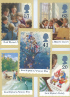 GRANDE BRETAGNE - ANNI. DE ENID BLYTON - CARTE MAXIMUM - N° Yvert 1992/1996 - Maximum Cards