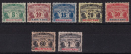 Mauritanie Taxe N°9/16 Sauf 14 - Neuf * Avec Charnière (grosses) - TB - Unused Stamps