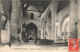 Rochefort En Terre * Intérieur De L'église Et Au Fond , L'entrée Du Choeur - Rochefort En Terre