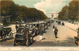 -thème Div.- Ref-RR833- Automobile - Voitures - Taxis - Taxi - Paris - Avenue Du Bois De Boulogne - - Taxis & Droschken