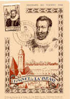 FRANCE / CARTE FDC JOURNEE DU TIMBRE 1946 N° 754 - ....-1949