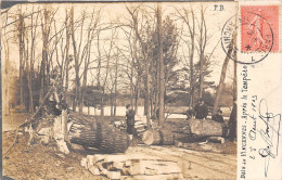 94-VINCENNES- CARTE-PHOTO- BOIS DE VINCENNES APRES LA TEMPETE 25 AOÛT 1903 - Vincennes