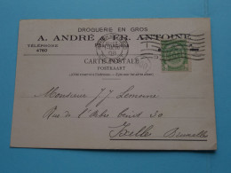 Droguerie En Gros > A. André & Fr. Antoine > BRUXELLES Pharmaciens ( Zie / Voir SCANS ) Publi / Reclame 1908 ! - Ambachten