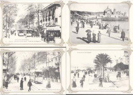 CPM France 06 - Nice - 8 Cartes Nice Au Temps Passée - PRIX FIXE - Sets And Collections