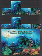 Vanuatu 2007 - Yvert 1277 à 1280, 1281 à 1284, BF60 Neufs SANS Charnière - Scott#919-922, 923 MNH - Plongée, Poisson - Vanuatu (1980-...)