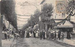 91-CORBEIL-CONCOURS DE MANŒUVRES DE POMPES 1906 DECORATION DE LA RUE FERAY - Corbeil Essonnes