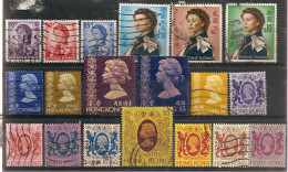 HONG KONG/ LOT DE TIMBRE OBLITERES ELISABETH II - Usati