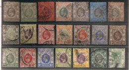 HONG KONG/ LOT DE TIMBRE OBLITERES EDOUARD VII VOIR DESCRIPTION - Used Stamps