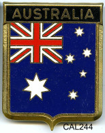 CAL244 - PLAQUE CALANDRE AUTO - AUSTRALIA - Enameled Signs (after1960)