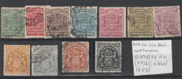 1898/08 - British South Africa Set N. 57/65;67/68 Us. - África Oriental Británica