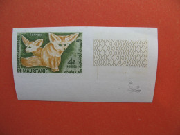 Mauritanie Non Dentelé Neuf ** MNH-Imperf 1960-1961  N° 144 Animaux Fennec - Mauritanie (1960-...)