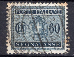 Luogotenenza (1945) - Segnatasse 60 Centesimi, Filigrana Ruota Ø - Taxe