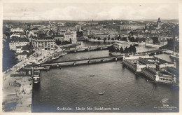 Suède - Stockholm - Utsik Fran Stadhusets Torn - Axel Eliassons - Panorama - Pont - Carte Postale Ancienne - Schweden