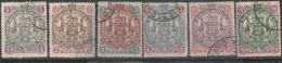 1897 - British South Africa Set N.49;51/55 Us. - África Oriental Británica