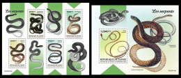 Guinea  2023 Snakes. (112) OFFICIAL ISSUE - Serpents