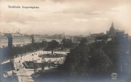 Suède - Stockholm -Kungstradgarden  - Axel Eliassons - Panorama - Carte Postale Ancienne - Sweden