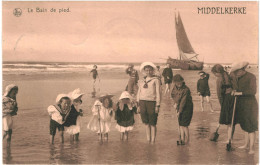 CPA Carte Postale Belgique Middelkerke Le Bain De Pied 1906  VM69017ok - Middelkerke