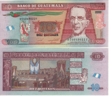 GUATEMALA  New 10 Quetzales   P123A  Dated  13.2.2019   UNC - Guatemala