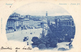 Italie - Verona - Panorama - Piazza Bra - E.V. - Tram - Carte Postale Ancienne - Verona