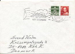 Denmark Ship Cover Paquebot M/F Danmark Rödby - Fehmern 29-12-1987 - Lettres & Documents