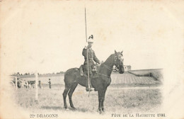 Reims * 3 CPA * Fête De La Haubette 1906 * 22ème Régiment De Dragons - Reims