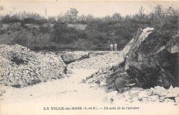 91-LA-VILLE-DU-BOIS- UN COIN DE LA CARRIERE - Autres & Non Classés