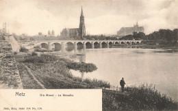Metz * éditeur Nels , Metz , Série 104 N°126 * La Moselle * Pêche à La Ligne Pêcheur - Metz