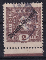 AUSTRIA 1919 - Canceled - ANK 247a - Privatzähnung - Oblitérés