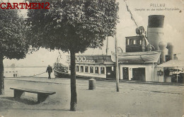 PILLAU DAMPFER AN DER HAFEN-PROMENADE DEUTSCHLAND  - Non Classés