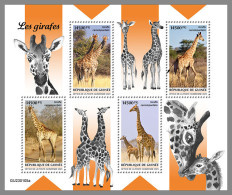 GUINEA REP. 2023 MNH Giraffes Giraffen Girafes M/S - OFFICIAL ISSUE - DHQ2327 - Girafes