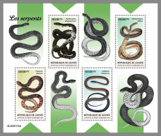 GUINEA REP. 2023 MNH Snakes Schlangen Serpents M/S - OFFICIAL ISSUE - DHQ2327 - Serpents