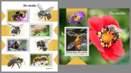 GUINEA REP. 2023 MNH Bees Bienen Abeilles M/S+S/S - OFFICIAL ISSUE - DHQ2327 - Abeilles