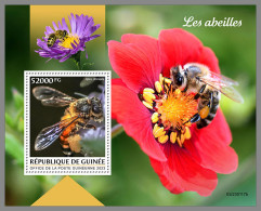 GUINEA REP. 2023 MNH Bees Bienen Abeilles S/S - OFFICIAL ISSUE - DHQ2327 - Abeilles
