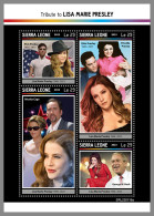 SIERRA LEONE 2023 MNH Lisa Marie Presley Elvis Presley M/S - OFFICIAL ISSUE - DHQ2327 - Musique