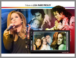 SIERRA LEONE 2023 MNH Lisa Marie Presley Elvis Presley S/S I - OFFICIAL ISSUE - DHQ2327 - Musique