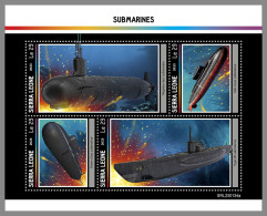 SIERRA LEONE 2023 MNH Submarines U-Boote Sous-marins M/S - OFFICIAL ISSUE - DHQ2327 - Sous-marins