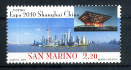 2009 SAN MARINO SET MNH ** 2228 Verso Expo 2010 Shanghai China - Nuovi