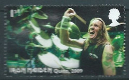 GROSSBRITANNIEN GRANDE BRETAGNE GB 2023 IRON MAIDEN:NICKO MCBRAIN IN QUITO 2009 1ST USED SG 4759 MI 5096 YT 5490 SN 4315 - Gebraucht