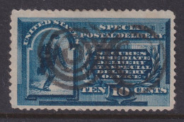 USA, Scott E1, Used (crease) - Expres & Aangetekend