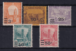 TUNISIE 1928 - MNH - YT 154-158 - Nuovi