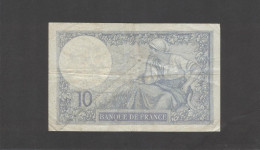 Themes Div-ref TT297- Billets -billet Banque De France - Dix Francs - 10 Francs - 1927- - Other & Unclassified