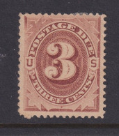 USA, Scott J3, MHR - Postage Due