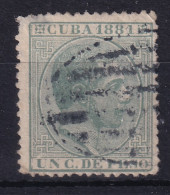 CUBA 1881 - Canceled - Sc# 94 - Cuba (1874-1898)