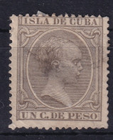 CUBA 1891 - Canceled - Sc# 133 - Kuba (1874-1898)