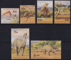 MiNr. 1370 - 1375 (Block 15) Australien (Commonwealth) 1993, 1. Okt./2008. Prähistorische Tiere - Postfrisch/**/MNH - Neufs